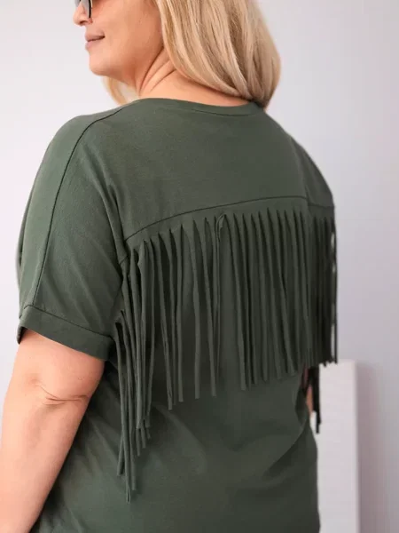 Bluză Kesi Włoski cu decolteu în V negru