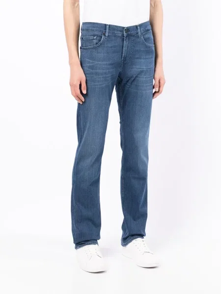 Proste jeansy 7 For All Mankind niebieskie