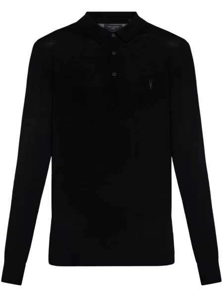 Tricou polo Allsaints negru
