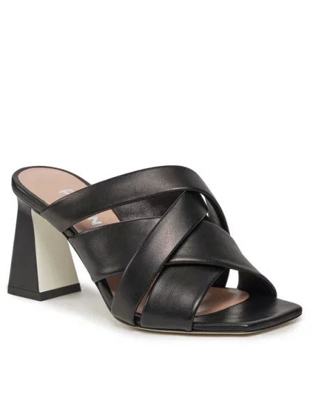 Шлепанцы Pollini черные