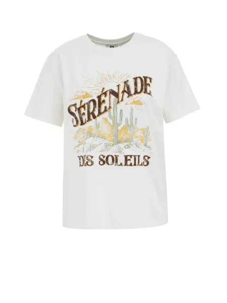 WE Fashion Tricou galben închis / oliv / negru / murdar alb