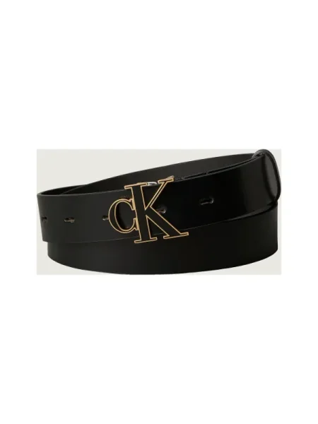 Bőr öv Calvin Klein fekete