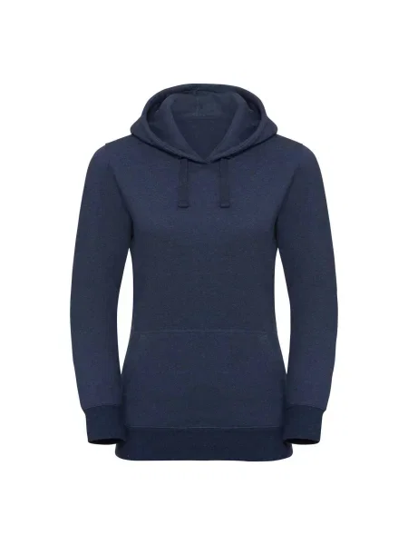 Hanorac cu glugă Russell melange albastru