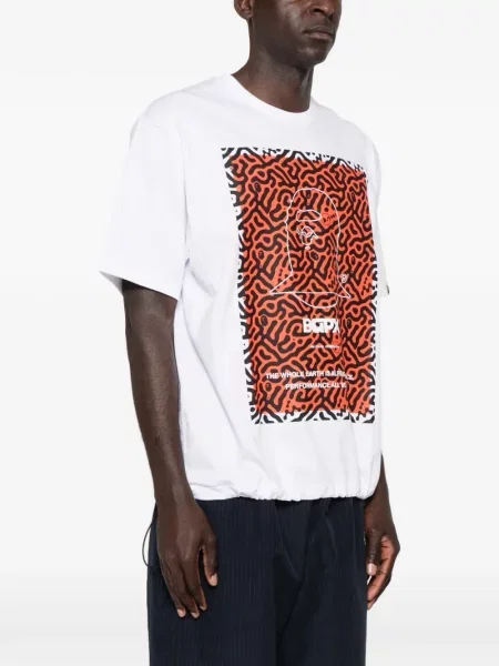 Tricou A Bathing Ape® cu imagine cu cordon
