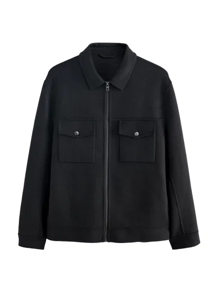 Next Prehodna jakna Premium Rich' črna