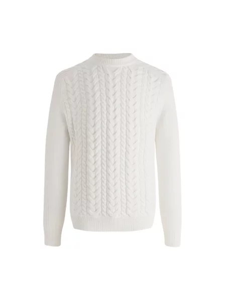 Sweter Fusalp wełniany biały