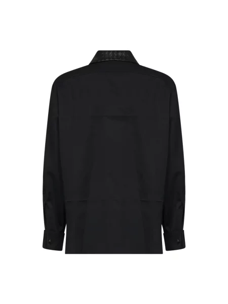Koszula Bottega Veneta wełniana czarna