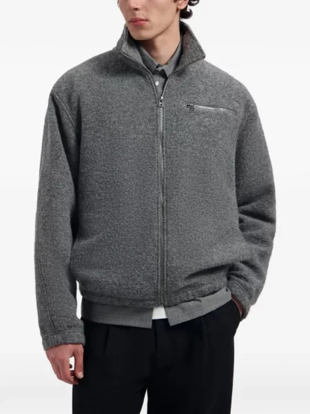 Geacă Olaf din fleece gri