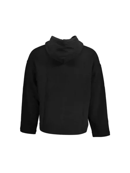 Bluza z kapturem Calvin Klein z kapturem czarna