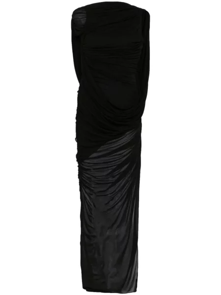 Rochie Mugler drapată cu spatele deschis negru