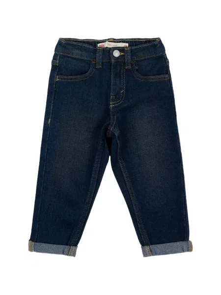Szerokie jeansy dziecięce Levi's niebieskie