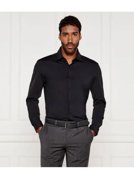 HUGO Cămașă Kenno | Slim Fit negru