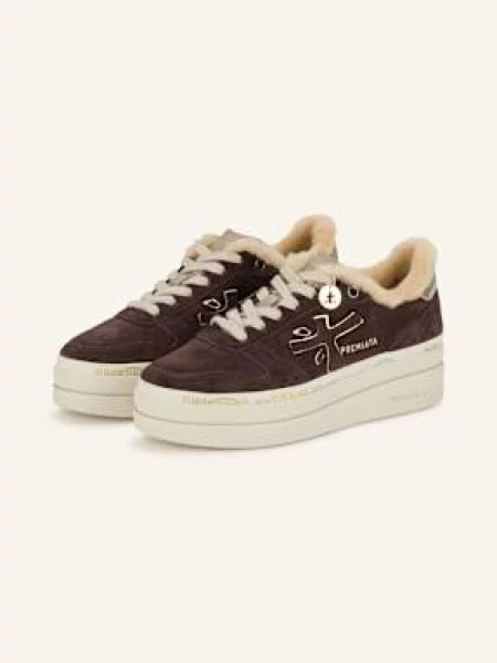 Premiata Sneakersy Micol tmavě hnědá