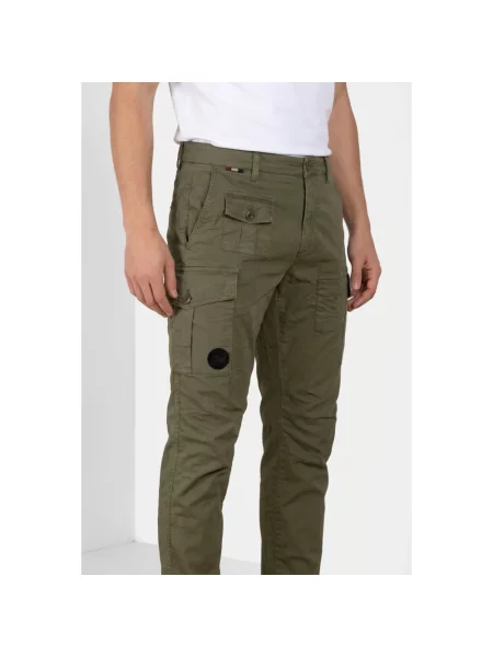 Spodnie cargo Mason's zielone