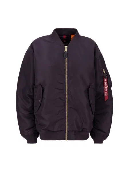 ALPHA INDUSTRIES Geacă de primăvară-toamnă Core auriu / mov închis / roșu alb