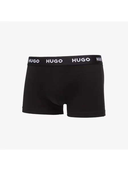 Boxeri Hugo Boss Trunk Triplet Design Multicolor M alb