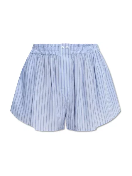 Krótkie szorty T By Alexander Wang niebieskie