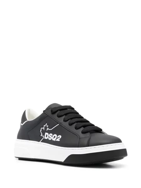 Sneakersy Dsquared2 z nadrukiem czarne