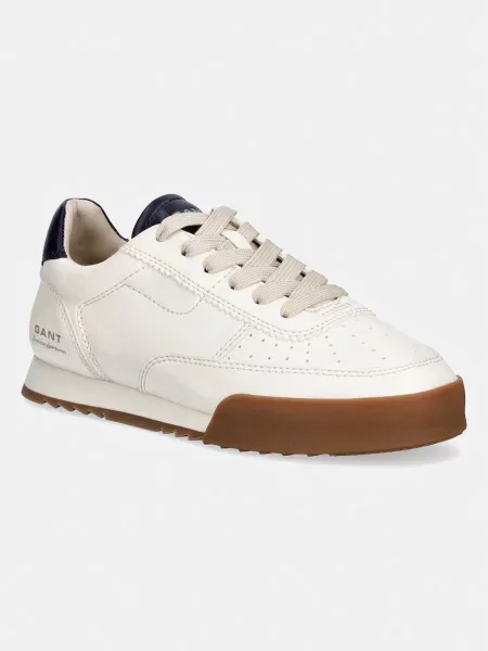 Usnjene superge Gant Baylle bela