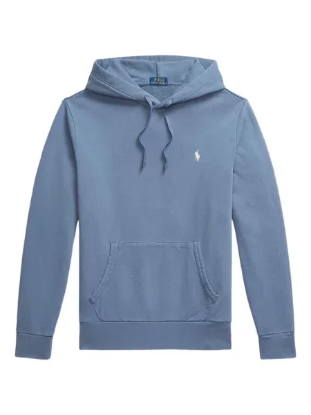 Șapcă Polo Ralph Lauren din fleece cu dungi cu volane albastru