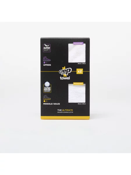Кърпичка за обувки Crep Protect CREP Protect Ultimate Microfibre Towel 2 броя бяло