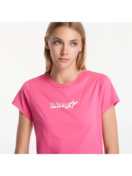T-shirt Vans Antares Ss Baby Tee Pink Velvet XS ροζ