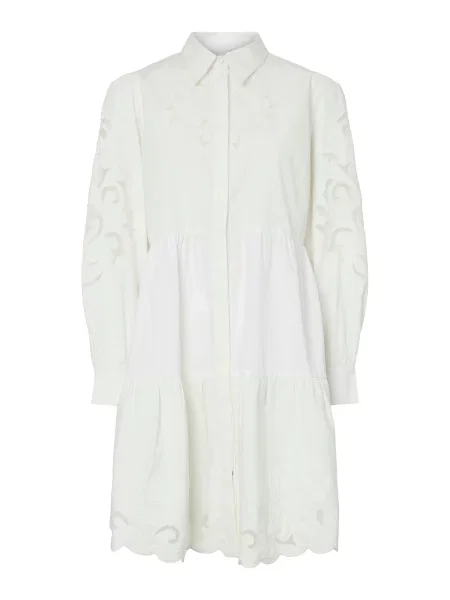 YAS Rochie tip bluză YASZIMIA' alb