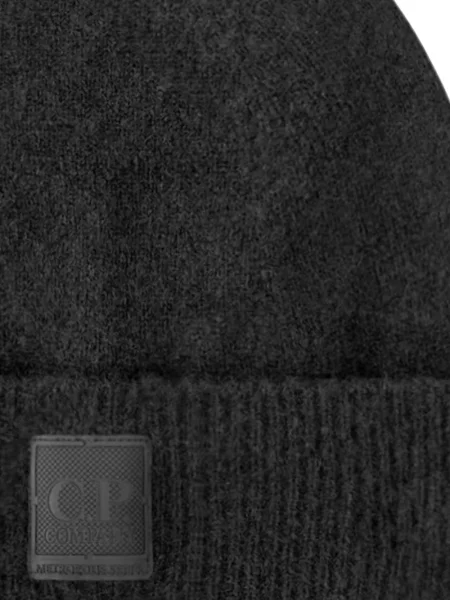 Σκούφος C.p. Company από μαλλί merino γκρι