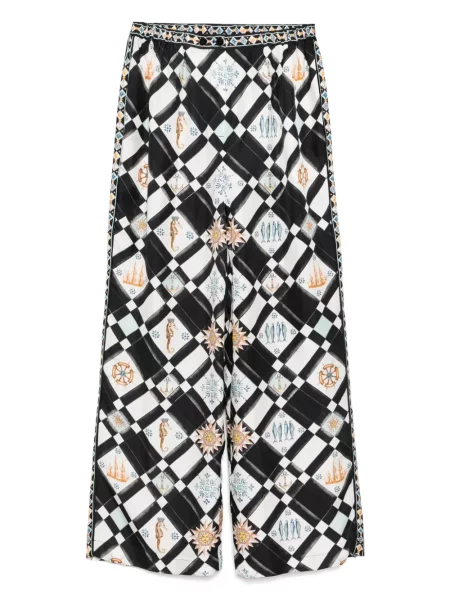 Pantaloni Camilla alb