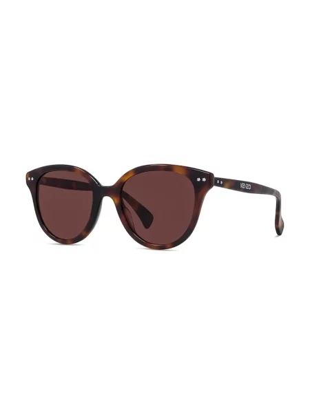 Kenzo ochelari de soare rotunzi pentru femei maro