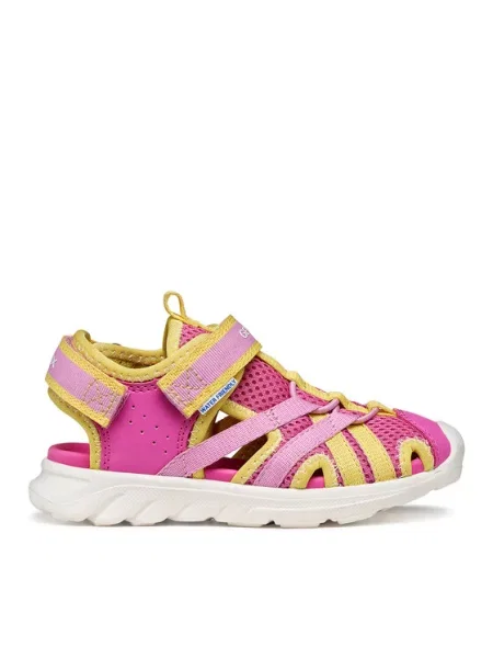 Sandály Geox J Sandal Airadyum Gi M Růžová bílé