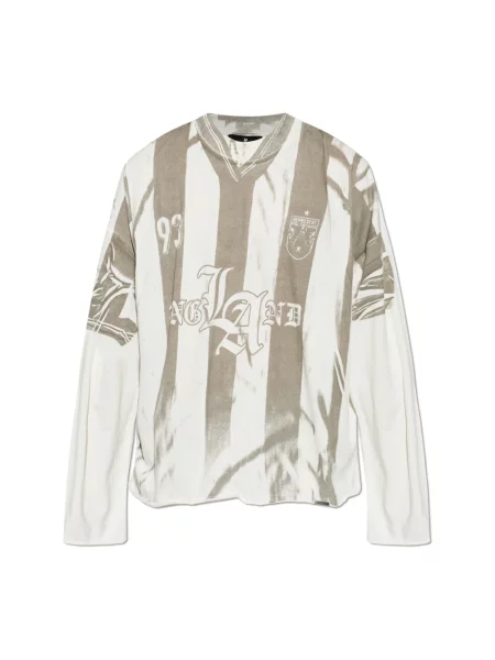 Represent longsleeve z bawełną biała