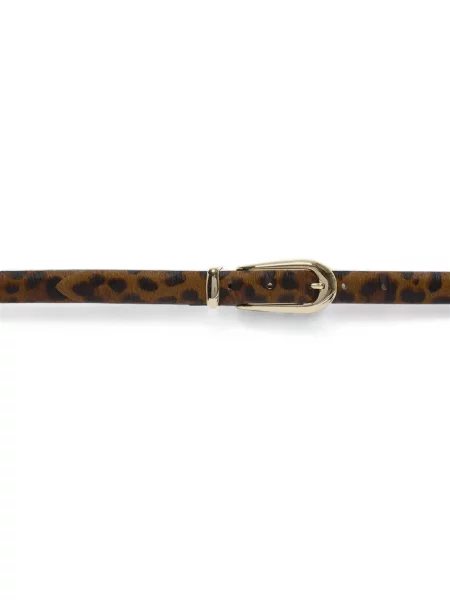 Raštuotas diržas Orciani leopardinis ruda