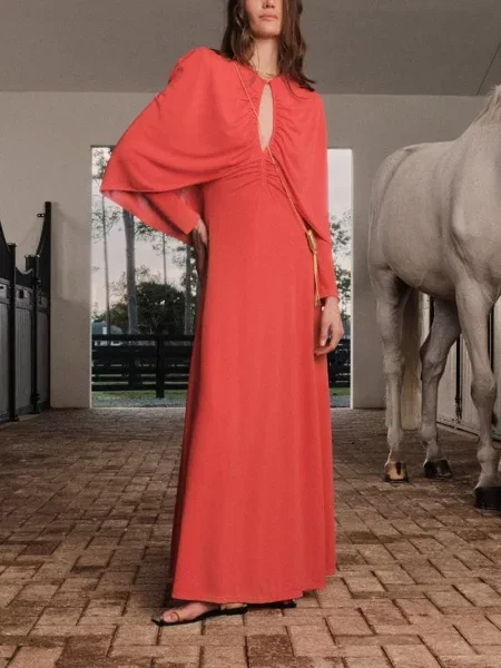 Rochie maxi Johanna Ortiz roșu
