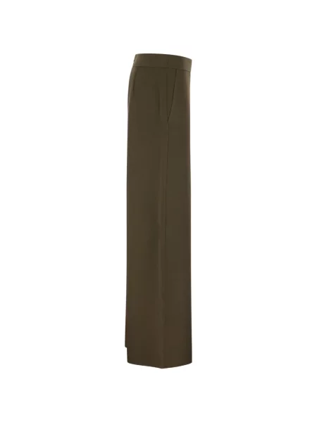 Pantaloni Max Mara tricotate verde