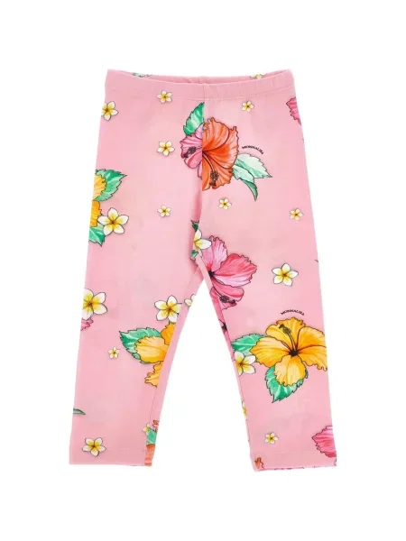 Legginsy dziecięce Monnalisa różowe