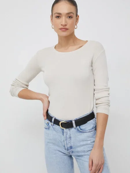 United Colors of Benetton sweter lekki beżowy