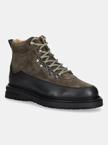 Gant bocanci de piele Hillprep verde