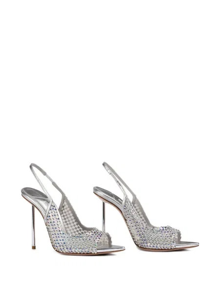 Sandale Le Silla slingback alb