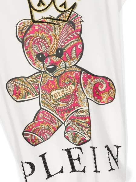 Dětské tričko Philipp Plein bílé