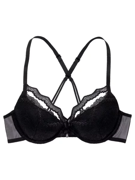PETITE FLEUR GOLD Sutien negru