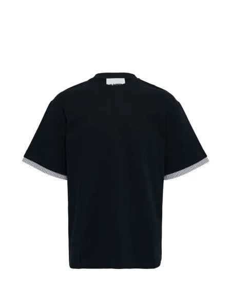Tricou Jil Sander cu dungi albastru