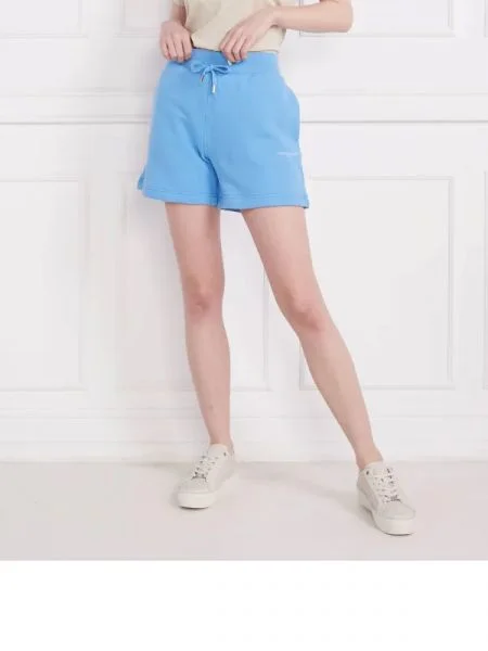 Tommy Hilfiger Pantaloni scurți MINI CORP LOGO TERRY SHORTS albastru