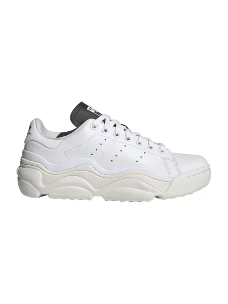 Lniane sneakersy Adidas Originals białe