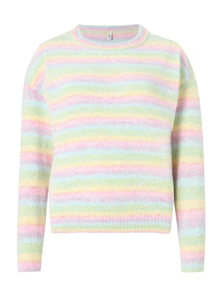 ONLY Pulover ONLJOHANNA turcoaz / deschis / rosé galben