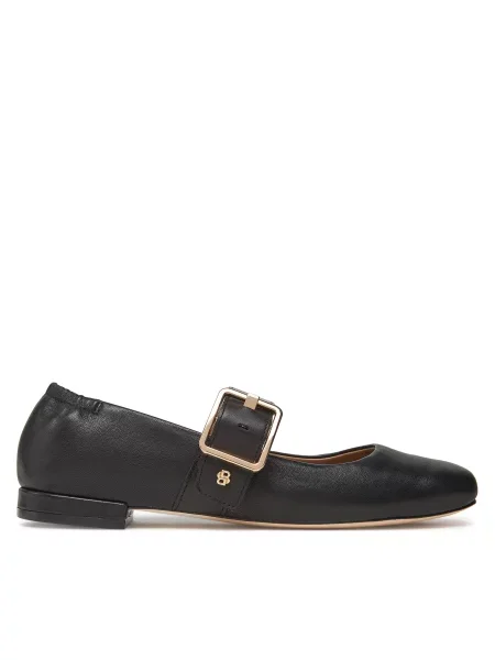 Nizki čevlji BOSS Luara 01 črna