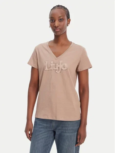 Liu Jo Sport Футболка бежевий