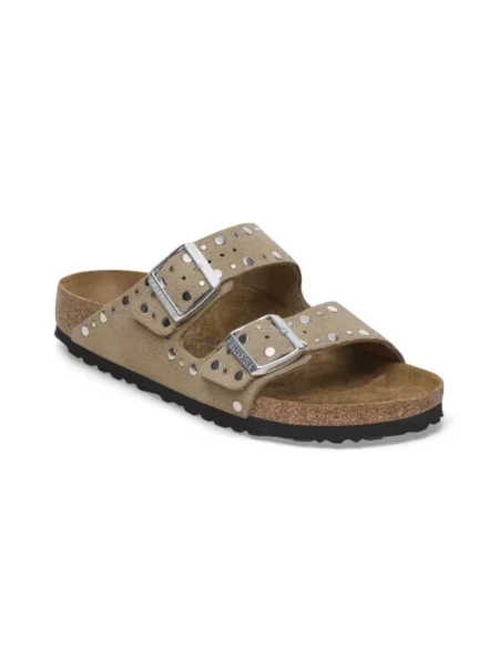 Trampki Birkenstock Arizona Rivets Suede Leather Taupe EUR 38 beżowe