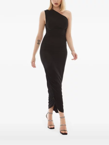 Асиметрична рокля Tessitura Body Couture черно