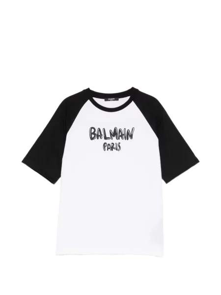 Koszulka dziecięca Balmain biała